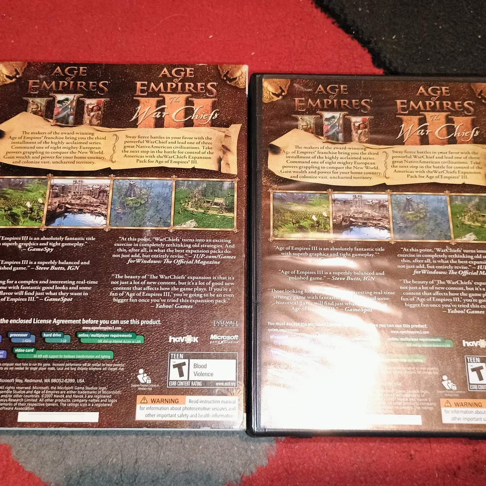Microsoft Age of Empires III Collector's Edition Set